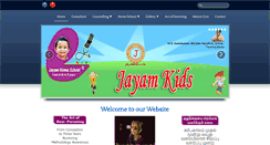 Desktop Screenshot of jayamkids.com
